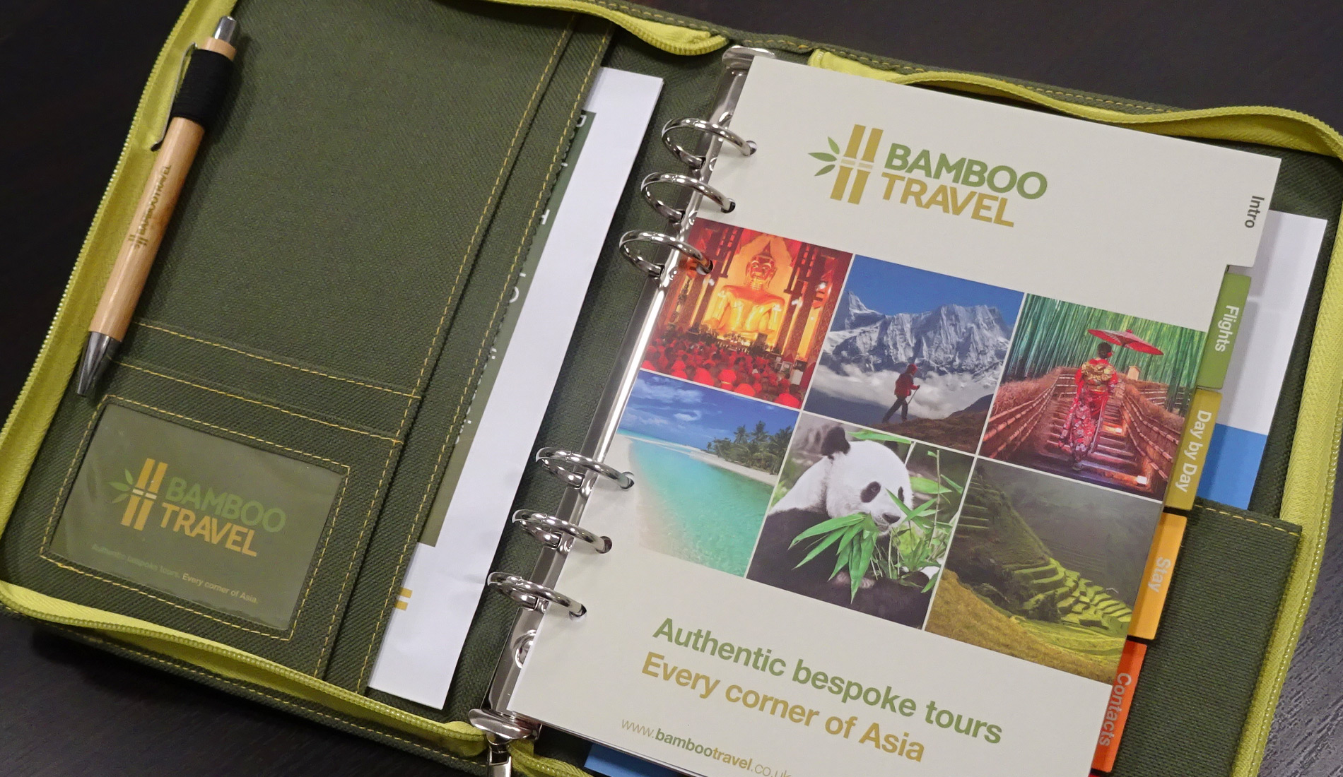 Bamboo Travel Branding